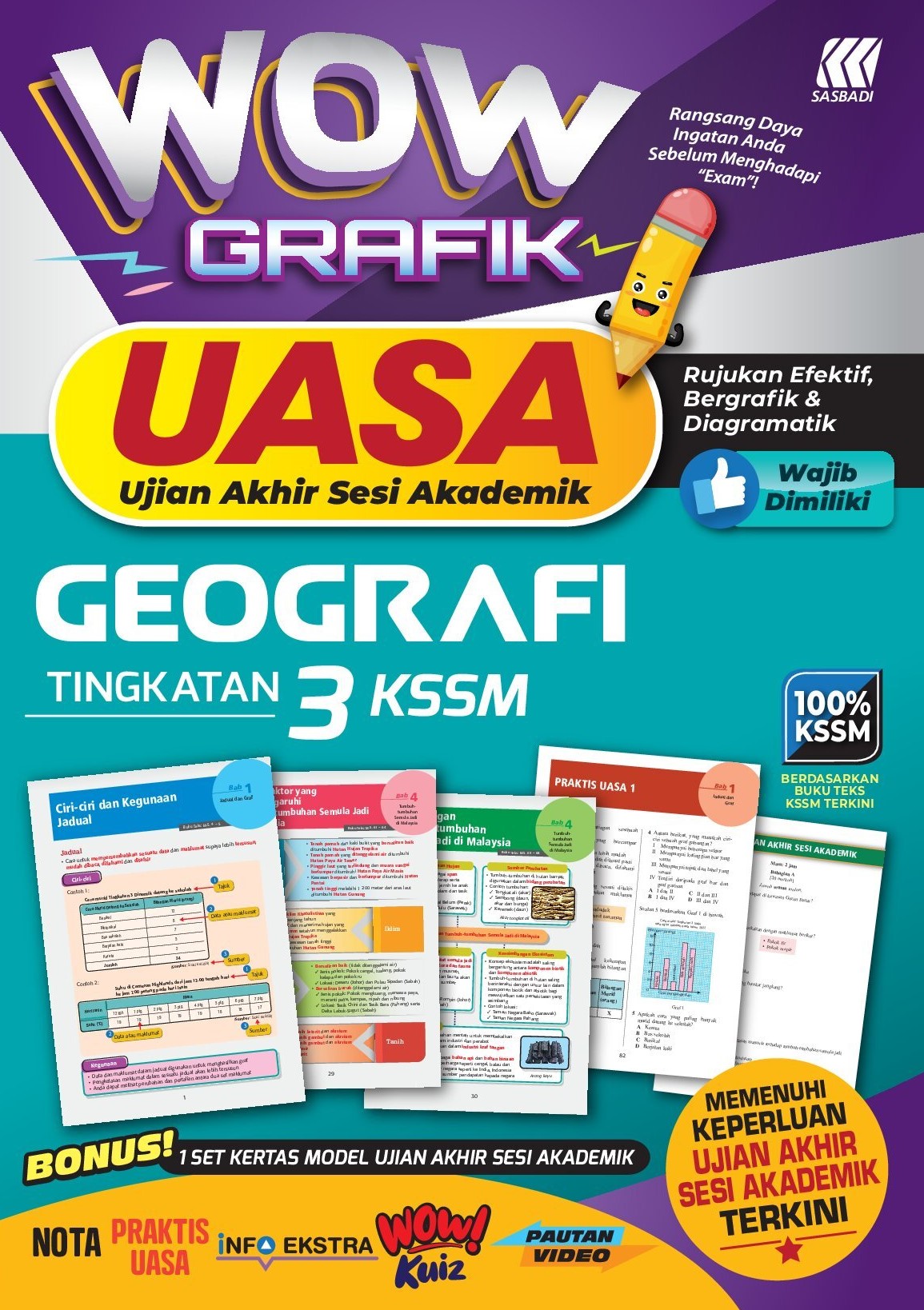 WOW GRAFIK UASA KSSM GEOGRAFI TING 3 Cover